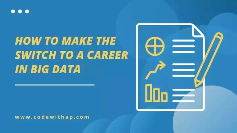 switch to a career in big data